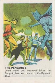 1966 Macleans Tooth Paste Batman #5 The Penguin Front