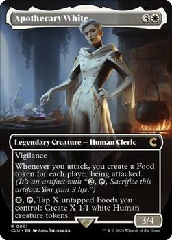 2024 Magic: The Gathering Ravnica: Clue Edition #0001 Apothecary White Front