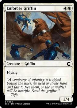 2024 Magic: The Gathering Ravnica: Clue Edition #0060 Enforcer Griffin Front