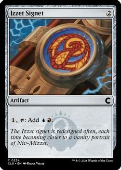 2024 Magic: The Gathering Ravnica: Clue Edition #0224 Izzet Signet Front
