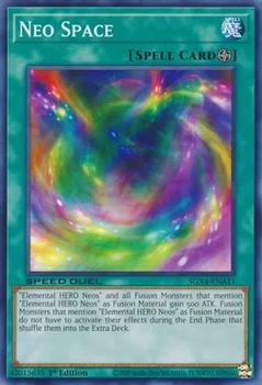 2024 Yu-Gi-Oh! Speed Duel GX: Midterm Destruction English 1st Edition #SGX4-ENA11 Neo Space Front