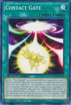 2024 Yu-Gi-Oh! Speed Duel GX: Midterm Destruction English 1st Edition #SGX4-ENA14 Contact Gate Front