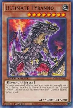 2024 Yu-Gi-Oh! Speed Duel GX: Midterm Destruction English 1st Edition #SGX4-ENC01 Ultimate Tyranno Front
