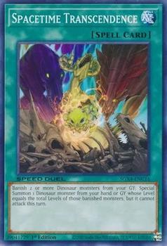 2024 Yu-Gi-Oh! Speed Duel GX: Midterm Destruction English 1st Edition #SGX4-ENC16 Spacetime Transcendence Front