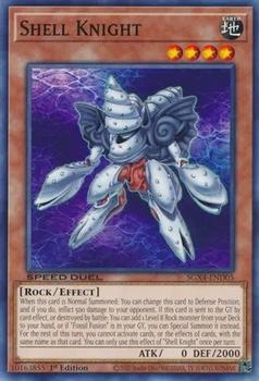 2024 Yu-Gi-Oh! Speed Duel GX: Midterm Destruction English 1st Edition #SGX4-END05 Shell Knight Front