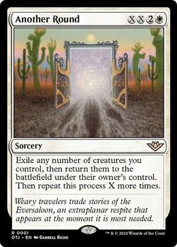 2024 Magic: The Gathering Outlaws of Thunder Junction #1 Another Round Front