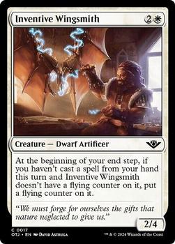 2024 Magic: The Gathering Outlaws of Thunder Junction #17 Inventive Wingsmith Front