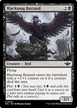 2024 Magic: The Gathering Outlaws of Thunder Junction #79 Blacksnag Buzzard Front