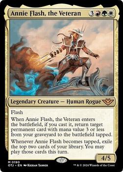 2024 Magic: The Gathering Outlaws of Thunder Junction #190 Annie Flash, the Veteran Front
