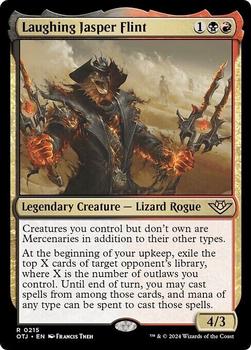 2024 Magic: The Gathering Outlaws of Thunder Junction #215 Laughing Jasper Flint Front