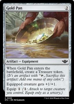 2024 Magic: The Gathering Outlaws of Thunder Junction #242 Gold Pan Front