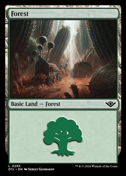 2024 Magic: The Gathering Outlaws of Thunder Junction #285 Forest Front