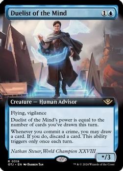 2024 Magic: The Gathering Outlaws of Thunder Junction #318 Duelist of the Mind Front
