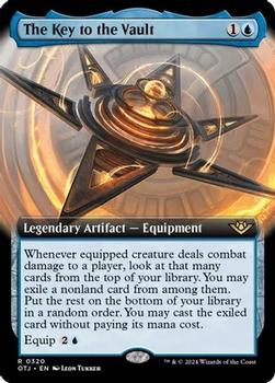 2024 Magic: The Gathering Outlaws of Thunder Junction #320 The Key to the Vault Front