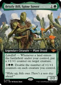 2024 Magic: The Gathering Outlaws of Thunder Junction #338 Bristly Bill, Spine Sower Front