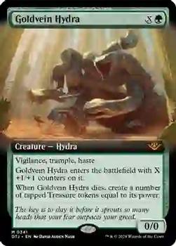 2024 Magic: The Gathering Outlaws of Thunder Junction #341 Goldvein Hydra Front
