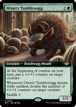 2024 Magic: The Gathering Outlaws of Thunder Junction #342 Ornery Tumblewagg Front
