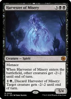 2024 Magic: The Gathering Outlaws of Thunder Junction - The Big Score #9 Harvester of Misery Front