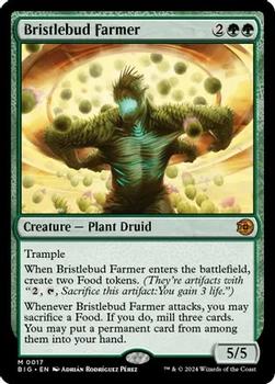 2024 Magic: The Gathering Outlaws of Thunder Junction - The Big Score #17 Bristlebud Farmer Front