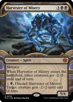 2024 Magic: The Gathering Outlaws of Thunder Junction - The Big Score #39 Harvester of Misery Front