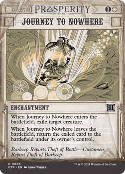 2024 Magic: The Gathering Outlaws of Thunder Junction - Breaking News #3 Journey to Nowhere Front