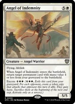 2024 Magic: The Gathering Outlaws of Thunder Junction - Commander Decks #0009 Angel of Indemnity Front