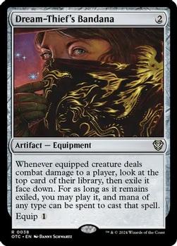 2024 Magic: The Gathering Outlaws of Thunder Junction - Commander Decks #0038 Dream-Thief's Bandana Front