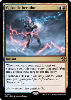 2024 Magic: The Gathering Outlaws of Thunder Junction - Commander Decks #0227 Galvanic Iteration Front