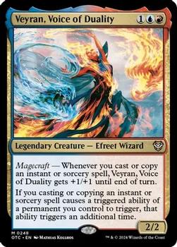 2024 Magic: The Gathering Outlaws of Thunder Junction - Commander Decks #0248 Veyran, Voice of Duality Front