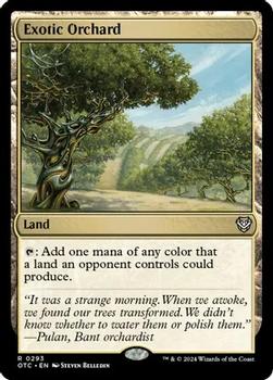 2024 Magic: The Gathering Outlaws of Thunder Junction - Commander Decks #0293 Exotic Orchard Front