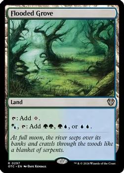 2024 Magic: The Gathering Outlaws of Thunder Junction - Commander Decks #0297 Flooded Grove Front