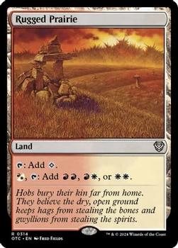 2024 Magic: The Gathering Outlaws of Thunder Junction - Commander Decks #0314 Rugged Prairie Front