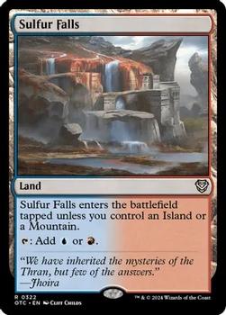 2024 Magic: The Gathering Outlaws of Thunder Junction - Commander Decks #0322 Sulfur Falls Front