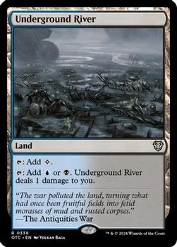 2024 Magic: The Gathering Outlaws of Thunder Junction - Commander Decks #0338 Underground River Front