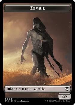 2024 Magic: The Gathering Outlaws of Thunder Junction - Commander Deck Tokens #0003/0010 Ox // Zombie Back