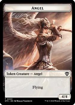 2024 Magic: The Gathering Outlaws of Thunder Junction - Commander Deck Tokens #0003/0021 Angel // Elemental Front