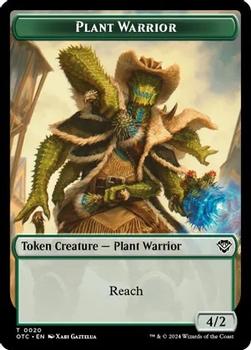 2024 Magic: The Gathering Outlaws of Thunder Junction - Commander Deck Tokens #0018/0020 Treasure // Plant Warrior Back