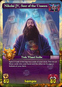 2023 LolCow TCG Volume 0 #NNO Nikolai JV, Seer of the Unseen Front