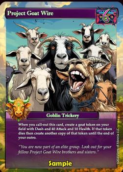 2023 LolCow TCG Volume 0 #NNO Project Goat Wire Front