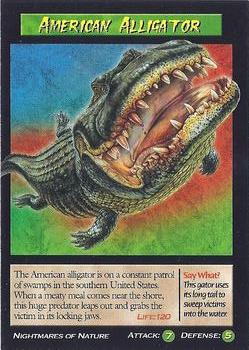 2003-10 Weird n' Wild Creatures - Checklist #2 #NNO American Alligator Front
