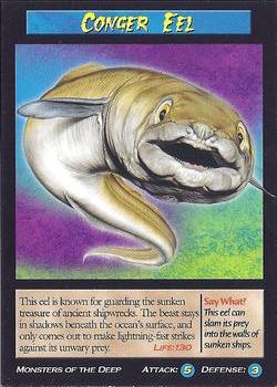 2003-10 Weird n' Wild Creatures - Checklist #2 #NNO Conger Eel Front