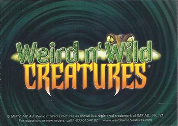 2003-10 Weird n' Wild Creatures - Checklist #2 #NNO Grey Reef Shark Back