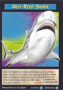 2003-10 Weird n' Wild Creatures - Checklist #2 #NNO Grey Reef Shark Front