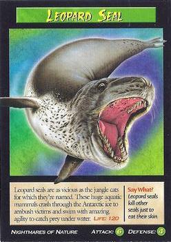 2003-10 Weird n' Wild Creatures - Checklist #3 #NNO Leopard Seal Front
