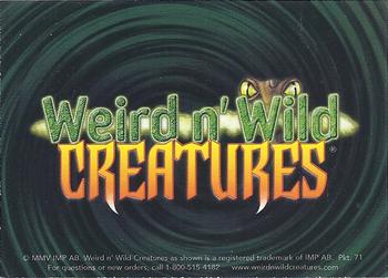 2003-10 Weird n' Wild Creatures - Checklist #7 #NNO Babirusa Back