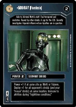 1995 Decipher Star Wars CCG Premiere Limited #NNO 5D6-RA-7 (Fivedesix) Front