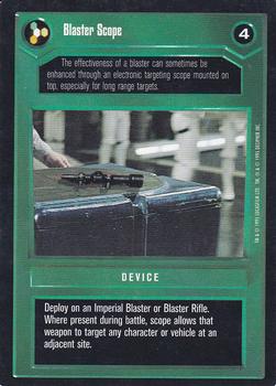 1995 Decipher Star Wars CCG Premiere Limited #NNO Blaster Scope Front