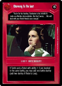 1995 Decipher Star Wars CCG Premiere Limited #NNO Charming To The Last Front