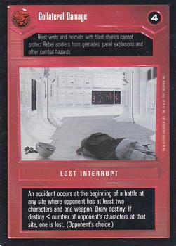 1995 Decipher Star Wars CCG Premiere Limited #NNO Collateral Damage Front