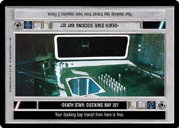 1995 Decipher Star Wars CCG Premiere Limited #NNO Death Star: Docking Bay 327 Front